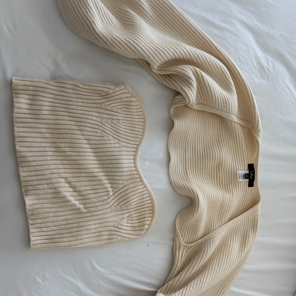 Lulu's two piece Ribbed Sweater - Picture 2 of 2